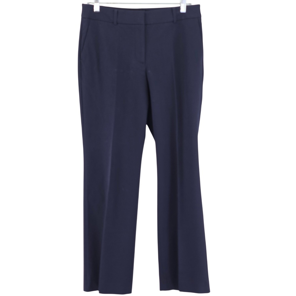 Talbots Newport Pant Womens 8P Navy Blue Dress Pants Professional Office Work